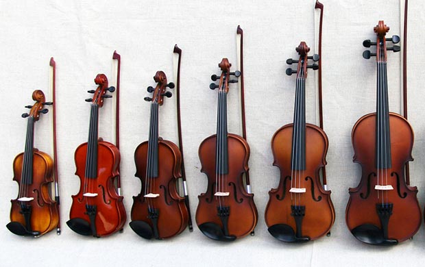 Scegliere il violino della misura corretta